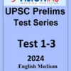 Vision IAS Prelims Test Series 2024 Test 1-3 (English)