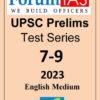 Forum IAS Prelims Test Series 2023 Test 7-9 (English)