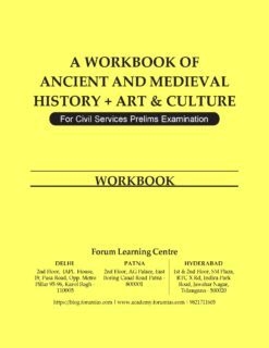 Forum IAS WorkBook of Ancient, Medieval History and Art & Culture (Photostat)