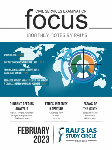 Focus Monthly Magazine February 2023 By Rau’s IAS (Photostat)