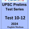 Vision IAS Prelims Test Series 2024 Test 10-12 (English)