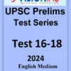Vision IAS Prelims Test Series 2024 Test 16-18 (English)