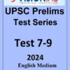 Vision IAS Prelims Test Series 2024 Test 7-9 (English)