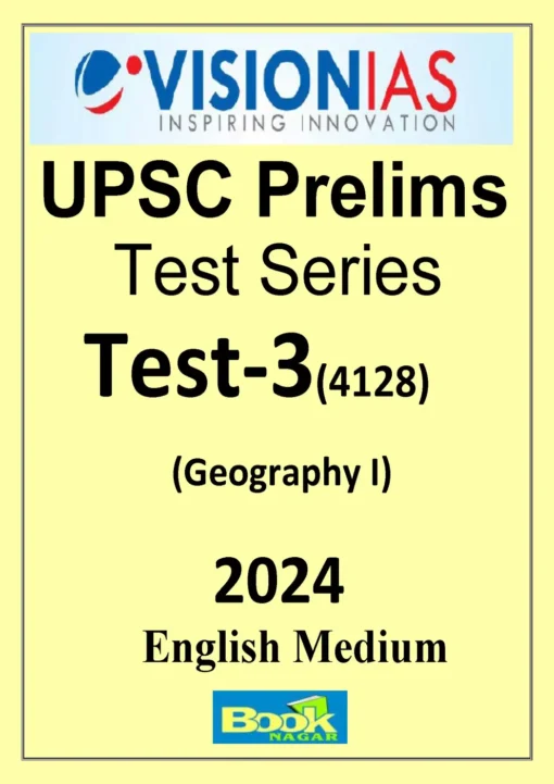 Vision IAS Prelims Test Series 2024 Test 3