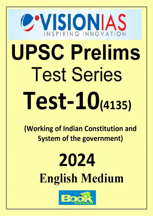 Vision IAS Prelims Test Series 2024 Test 10