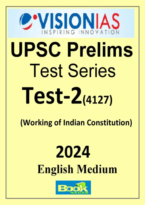 Vision IAS Prelims Test Series 2024 Test 2