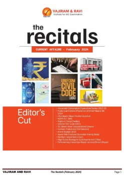 The Recitals February 2024 by Vajiram and Ravi (BW Print)