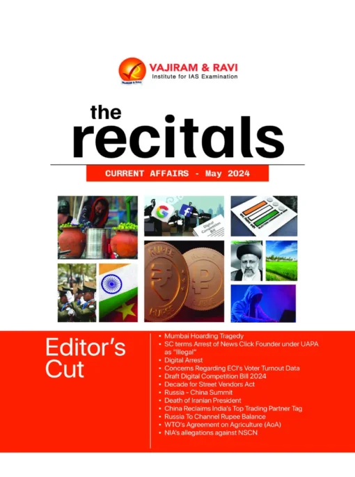 The Recitals May 2024 by Vajiram and Ravi (BW Print)