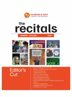 The Recitals 2024 by Vajiram and Ravi (B/W Print)