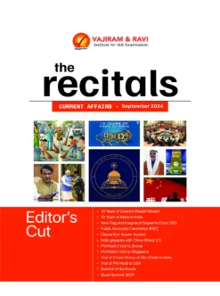 The Recitals September 2024 by Vajiram and Ravi (BW Print)