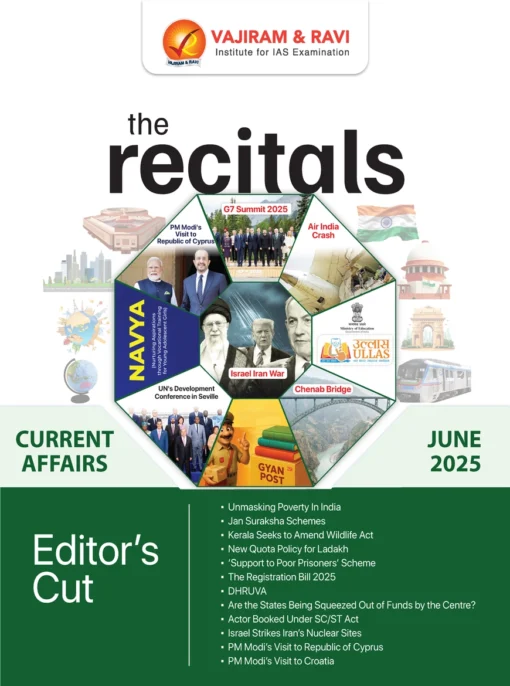 The Recitals June 2025 by Vajiram and Ravi (BW Print)