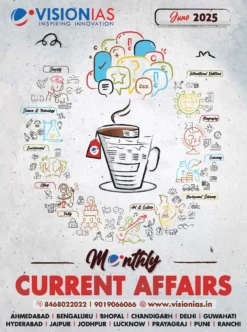 Vision IAS Current Affairs June 2025 (BW Print)