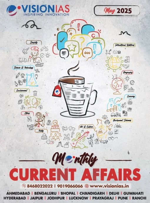 Vision IAS Current Affairs May 2025 (BW Print)