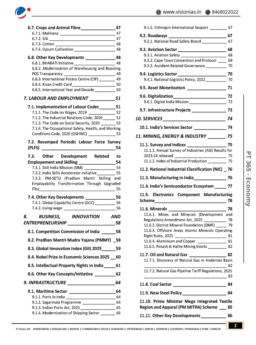 PT 365 Economy for UPSC Prelims 2026 | Vision IAS - Image 3