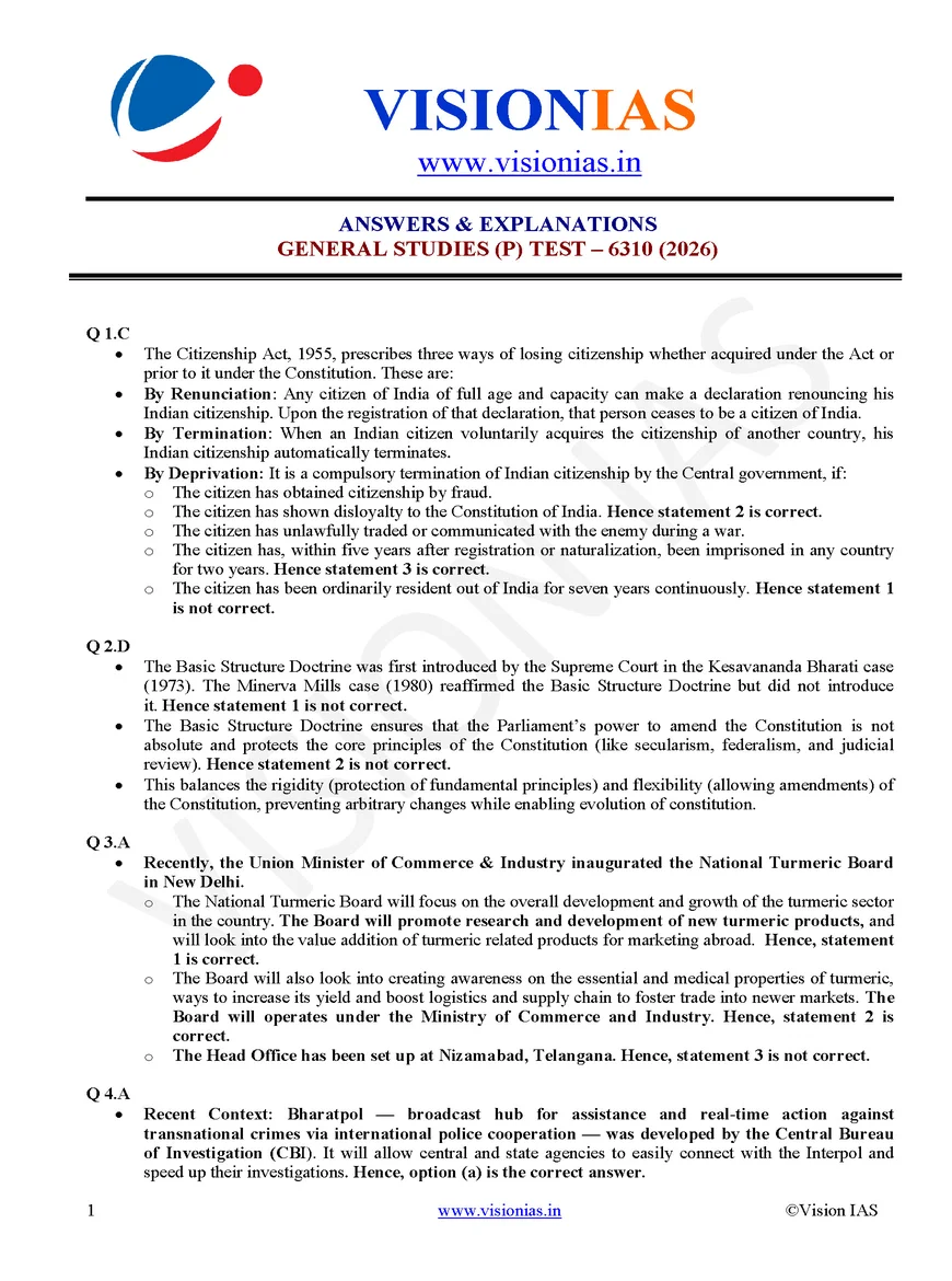 Vision IAS UPSC Prelims Test Series 2026 (Set of 3 Tests 21–23) | English Medium | Printed PDF - Image 5