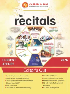 The Recitals Current Affairs 2026 for UPSC & State PCS Vajiram & Ravi (BW Photostat)