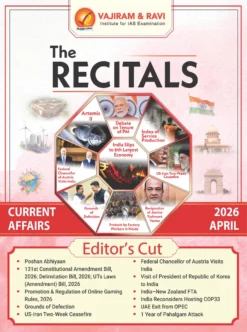 The Recitals Current Affairs April 2026 Vajiram Ravi