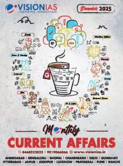 Vision IAS Monthly Current Affairs December 2025 UPSC Prelims & Mains English Medium Printed PDF