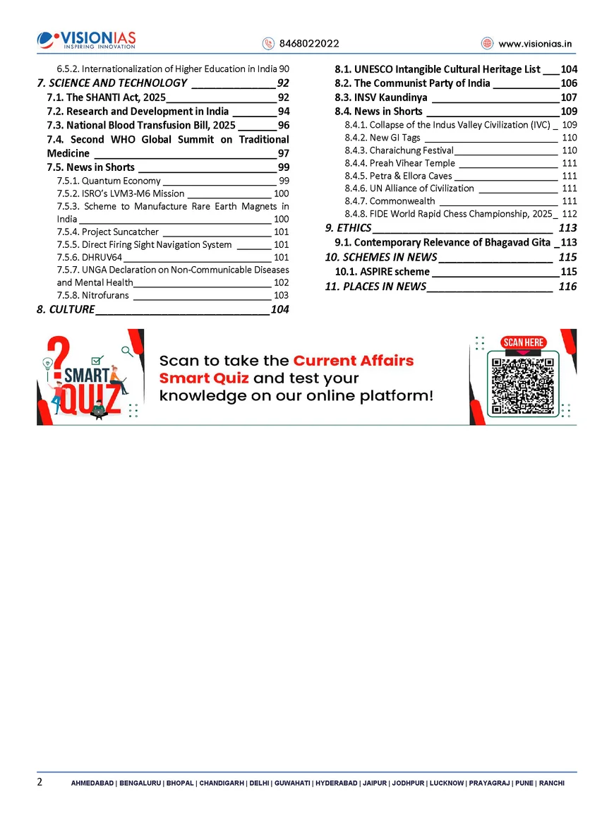 Vision IAS Monthly Current Affairs December 2025 | UPSC Prelims & Mains | English Medium | Printed PDF - Image 3
