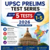 Vision IAS UPSC Prelims Test Series 2026 (Set of 5 Tests 1–5) English Medium Printed PDF