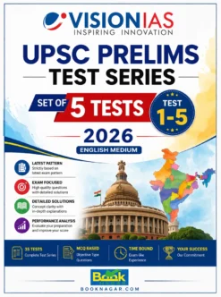 Vision IAS UPSC Prelims Test Series 2026 (Set of 5 Tests 1–5) English Medium Printed PDF