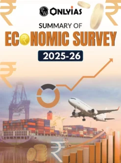 Economic Survey 2025-26 Summary Book by PW's Only IAS (BW Printed)