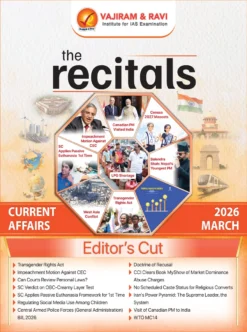 The Recitals Current Affairs March 2026 by Vajiram & Ravi