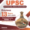 UPSC Mains GS Paper 1 Previous Year Solved Papers 2013-2025 by PW's Only IAS (BW Printed)