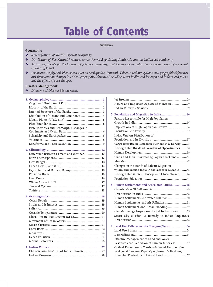 PW Only IAS Prahaar Geography and Disaster Management 2026 – Complete UPSC Mains Notes - Image 2
