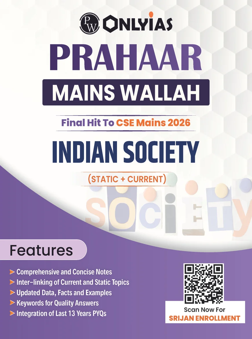 PW Only IAS Prahaar Indian Society 2026 – Best UPSC GS1 Mains Notes