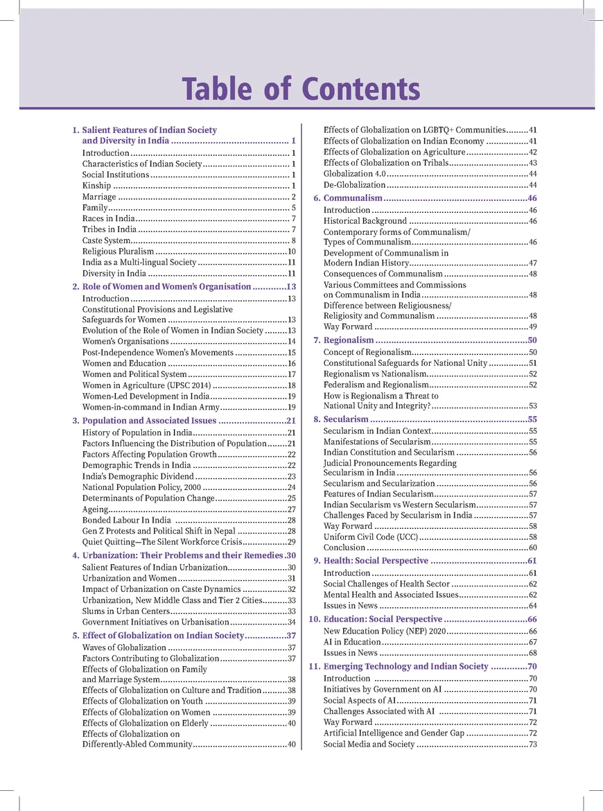PW Only IAS Prahaar Indian Society 2026 – Best UPSC GS1 Mains Notes - Image 2