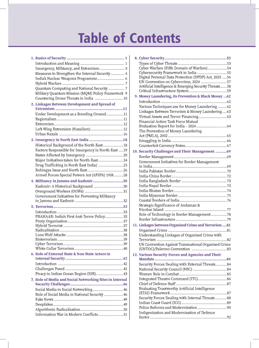 PW Only IAS Prahaar Internal Security 2026 – Complete UPSC GS3 Mains Notes - Image 2