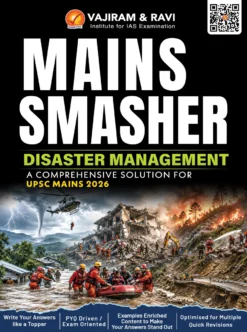 Vajiram & Ravi Mains Smasher Disaster Management 2026 Latest Printed UPSC GS Paper 3 Study Material