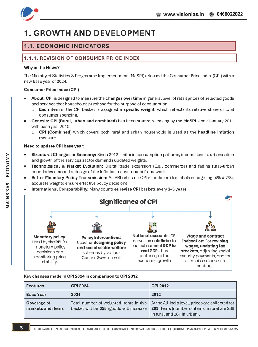 Vision IAS Mains 365 Economy 2026 | Latest Complete Current Affairs Material for UPSC Mains - Image 4
