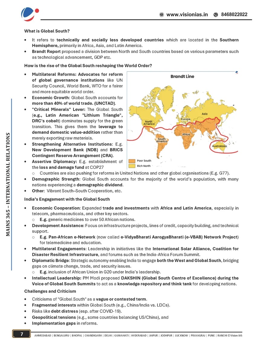 Vision IAS Mains 365 International Relations 2026 | Latest Complete Current Affairs Material for UPSC Mains - Image 5