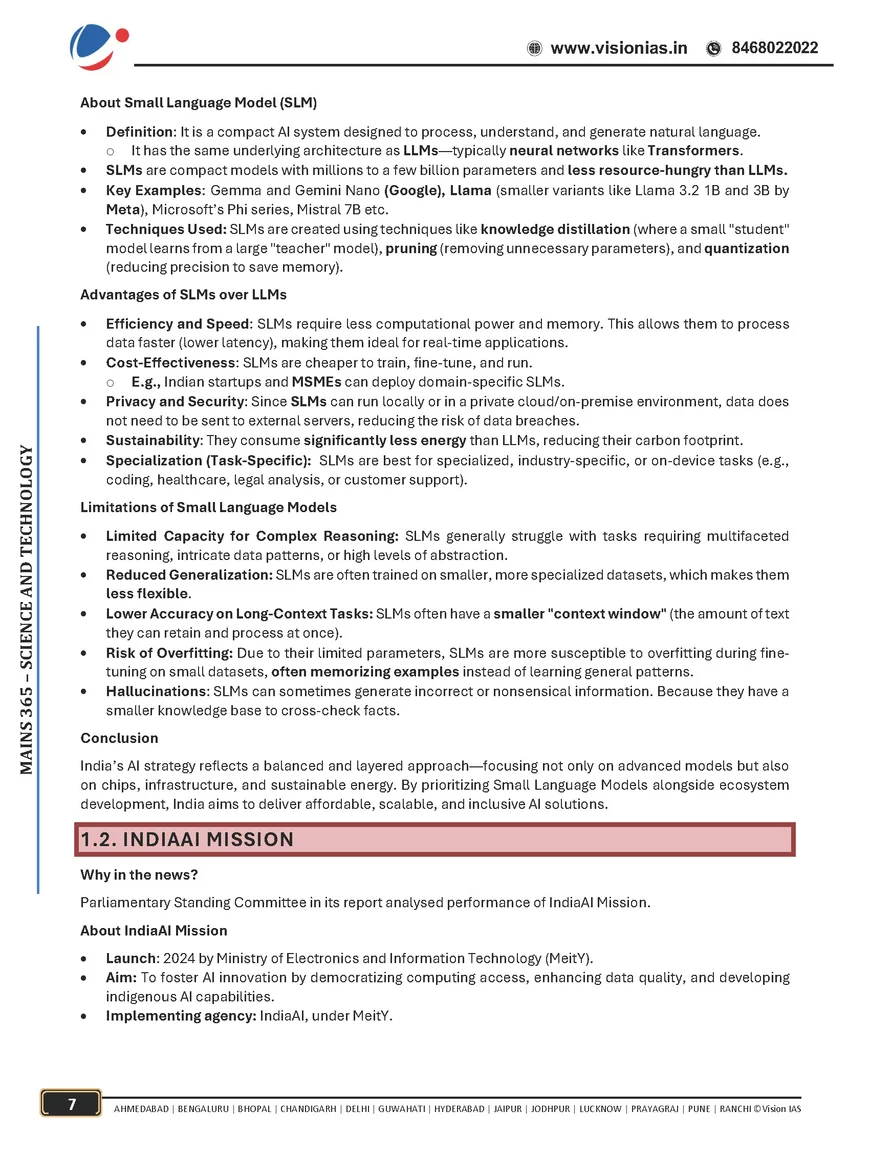 Vision IAS Mains 365 Science and Technology 2026 | Latest Complete UPSC Current Affairs Notes - Image 5